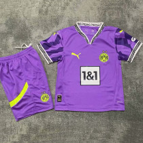 24-25 Dortmund Purple Special Edition Kids Soccer Jersey