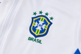 24-25 Brazil White Jacket Tracksuit #A785