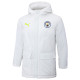 24-25 Man City White Hooded Windbreaker Fabric Cotton Coat #G240(绿彪标)
