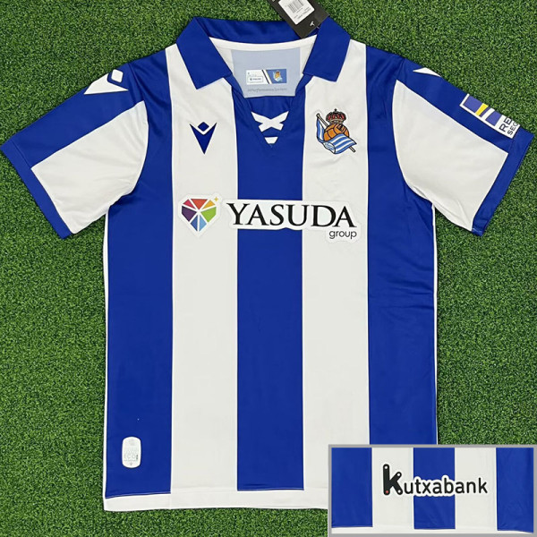 24-25 Real Sociedad Home Fans Soccer Jersey