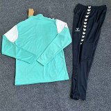 23-24 Real Betis Blue Half Pull Tracksuit (Pants Have Pocket)(半拉链)