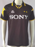 1995-1997 JUV Away Black Retro Soccer Jersey