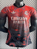 24-25 RMA Pink Red Special Edition Player Version Soccer Jersey *粉黑