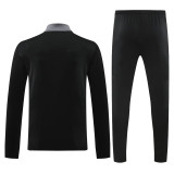 24-25 Al-Nassr Black Half Pull Tracksuit (半拉链)