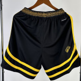 23-24 WARRIORS Black City Edition Top Quality NBA Pants