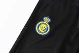 24-25 Al-Nassr Black Half Pull Tracksuit (半拉链)