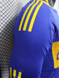 24-25 Boca Juniors Home Long Sleeve Player Version Soccer Jersey (长袖球员)