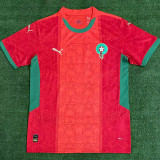 24-25 Morocco Home Fans Soccer Jersey