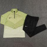 2024 NK Army Green Kids Half Pull Tracksuit (童装)(半拉链)