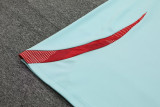 24-25 Spain Light blue Half Pull Tracksuit (半拉链)
