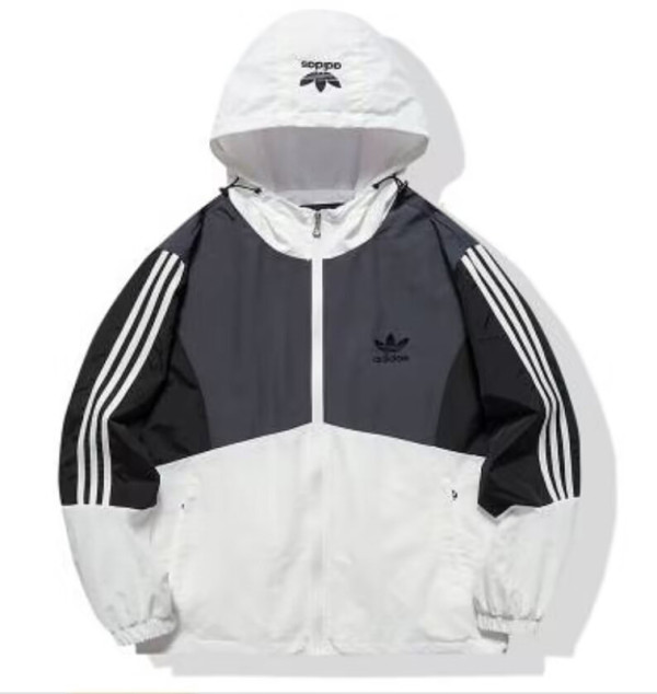 2024 New AD White Grey Windbreaker