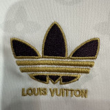 24-25 RMA White Joint Edition Fans Soccer Jersey *紫边