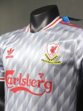24-25 LIV Grey Retro Joint Edition Player Version Soccer Jersey