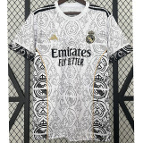 23-24 RMA White Special Edition Fans Soccer Jersey *队徽花纹