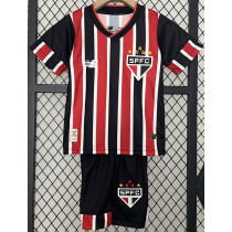 24-25 Sao Paulo Away Kids Soccer Jersey