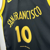 23-24 WARRIORS BUTLERIII #10 Black City Edition Top Quality Hot Pressing NBA Jersey (V领)