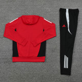 24-25 Man Utd Red Hoodie Tracksuit (卫衣套装)