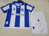 24-25 Real Sociedad Home Kids Soccer Jersey