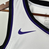 23-24 Kings LAVINE #8 White Top Quality Hot Pressing NBA Jersey