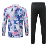 23-24 Japan White Half Pull Tracksuit (半拉链)(七龙珠)