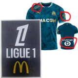 24-25 Marseille Away Fans Soccer Jersey (Print all Sponsor)