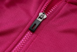 24-25 PSG Jujube red Hoodie Half Pull Tracksuit #F598半拉连帽