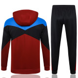 24-25 BAR Jujube red Hoodie Jacket Tracksuit #F601