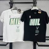 T115 Bucks MIL Black High Quality Casual T-Shirt