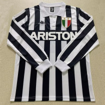 1984-1985 JUV Home Retro Long Sleeve Soccer Jersey (长袖)