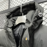 24-25 MF3 NK Black Hooded Cotton Coat #棉衣