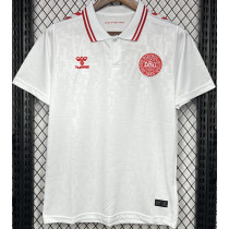 24-25 Denmark Away Fans Soccer Jersey 胶标