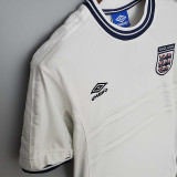 2000 England Home Retro Soccer Jersey