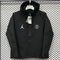 24-25 PSG Jordan Black Outdoor Jackets #B602冲锋衣