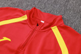 2024 JOM Red Half Pull Tracksuit (半拉链)
