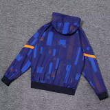 24-25 Netherlands Royal blue Windbreaker (High Quality)球员