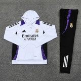 24-25 RMA White Hoodie Tracksuit (卫衣套装)