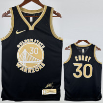 23-24 WARRIORS CURRY #30 Black Glory Edition Top Quality Hot Pressing NBA Jersey 荣耀版