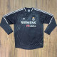 2004-2005 RMA Away Black Long Sleeve Retro Soccer Jersey (长袖)