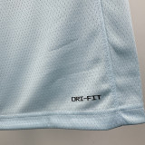 24-25 SA Spurs FOX #4 Light blue City Edition Top Quality Hot Pressing NBA Jersey (圆领）