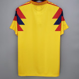 1990 Colombia Home Retro Soccer Jersey