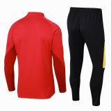 2024 JOM Red Half Pull Tracksuit (半拉链)