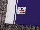 1999-2000 Fiorentina Home Kids Retro Soccer Jersey
