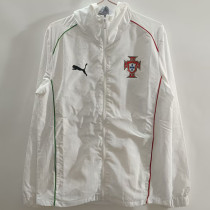 24-25 Portugal White Windbreaker