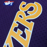 2000 LAKERS O‘NEAL #34 Purple Retro Top Quality Hot Pressing NBA Jersey(V领)