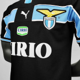 1998-2000 Lazio Away Black Retro Soccer Jersey
