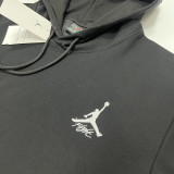 2024 Jordan Black Hoody #E2黑色(刺绣加绒)