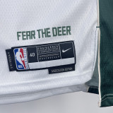 22-23 BUCKS HOLIDAY #21 Home White Top Quality Hot Pressing NBA Jersey(V领)