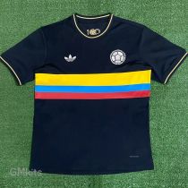 2024 Colombia Black 100th Anniversary Fans Soccer Jersey