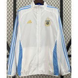 2024 Argentina Blue & White Double Sided Windbreaker (双面风衣)