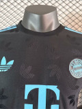 24-25 Bayern Black Casual style Player Version Training shirts
